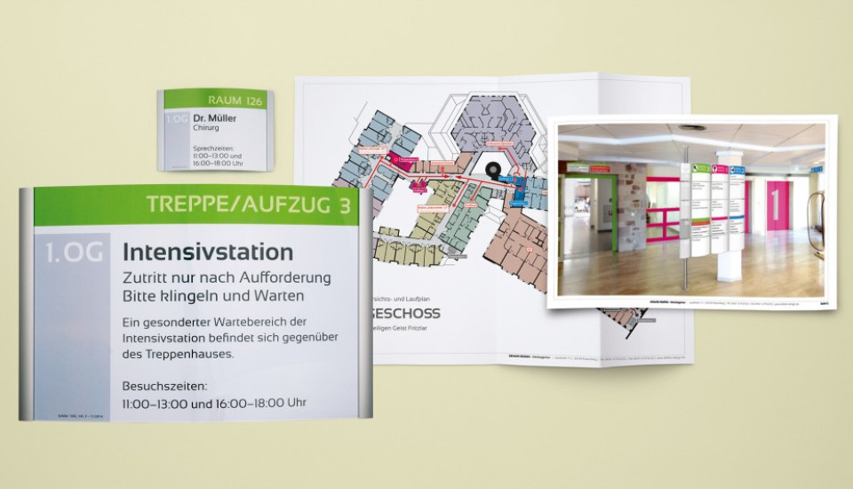 Beschilderungen & umfassende Leitsysteme
