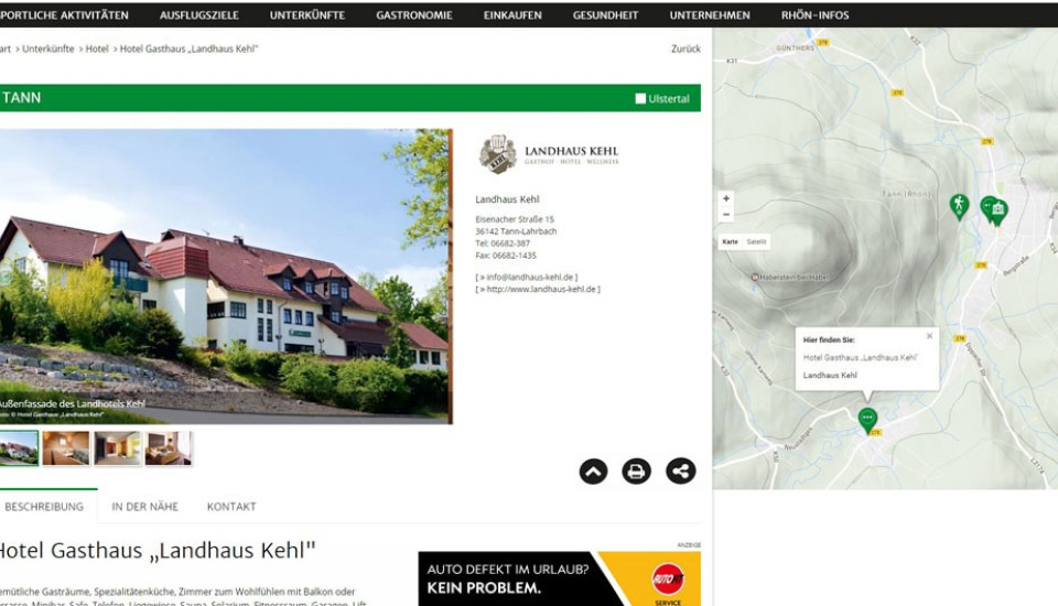 Nutzeroptimierte touristische Online-Portale