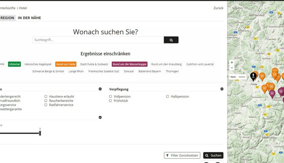 Nutzeroptimierte touristische Online-Portale
