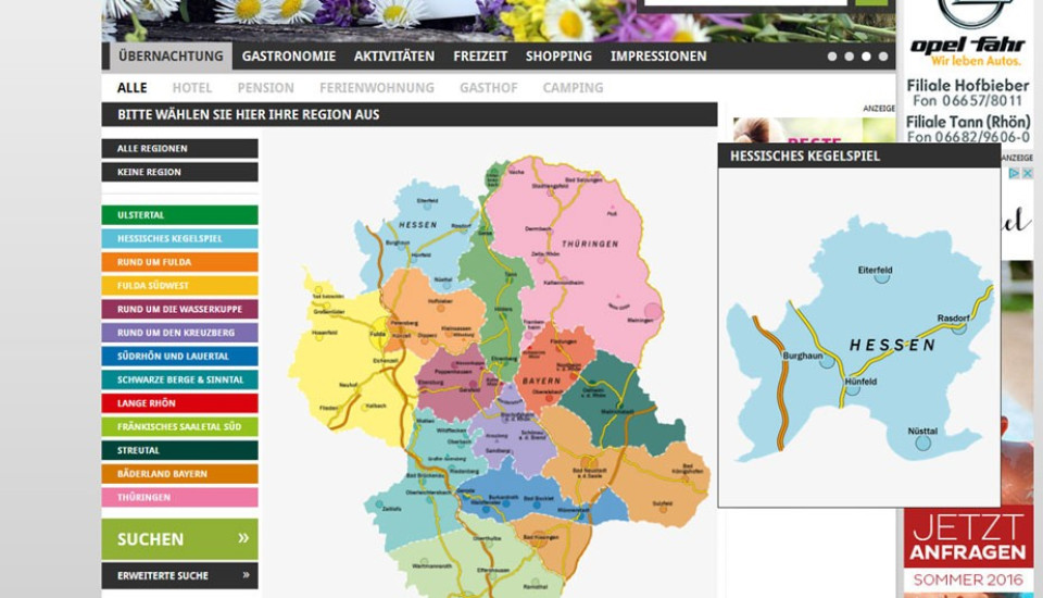 Nutzeroptimierte touristische Online-Portale