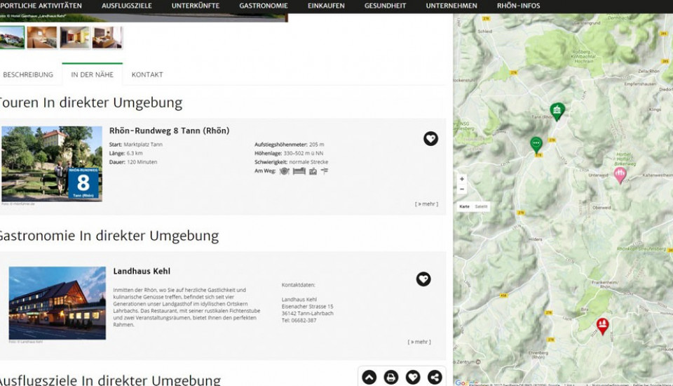 Nutzeroptimierte touristische Online-Portale